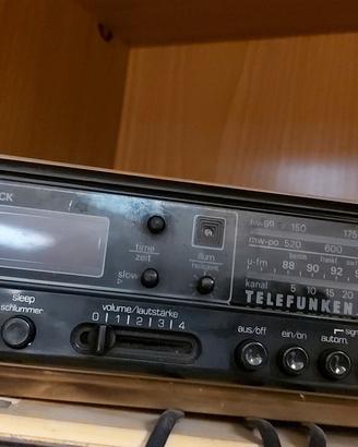radio sveglia vintage 