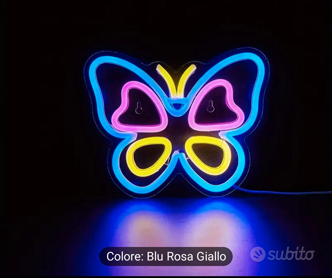 Lampada Neon Led Farfalla (art.nuovo) - Arredamento e Casalinghi In  vendita a Napoli