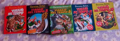 Geronimo Stilton viaggio nel tempo 1,5,6,9 e 10