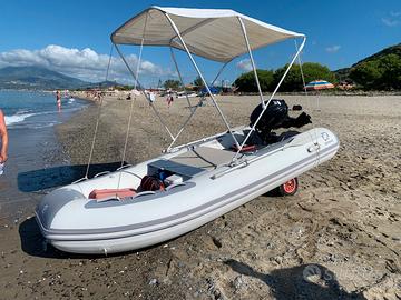 Zodiac alu 350 motore TOHATSU 9.8 tutto del 2020