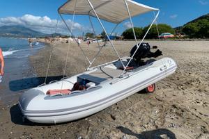 Zodiac alu 350 motore TOHATSU 9.8 tutto del 2020