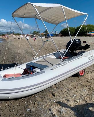 Zodiac alu 350 motore TOHATSU 9.8 tutto del 2020