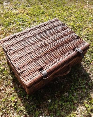 valigetta pic-nic in vimini tres chic