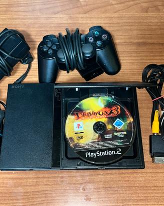 PlayStation 2 con un joystick originale