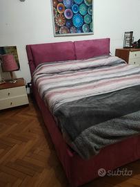 2 letti singoli contenitori