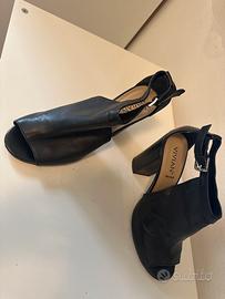 Scarpe donna con tacco aperte