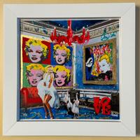 Quadro serigrafia Renè 30x30cm, you embarrass me