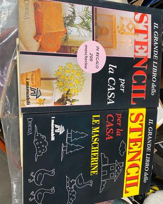 Il grande libro dello STENCIL per la casa -2 libri