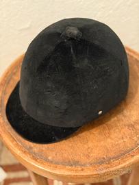 Casco da cavallo velluto nero 53cm