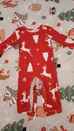 pigiamone natalizio 12-18 mesi