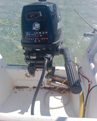 motore fuoribordo 4cv 4tempi  mercury gambo lungo 