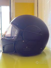 CASCO CROSSOVER CABERG GHOST X NERO OPACO