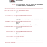 Manutenzione elettrica