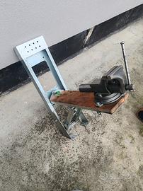 Morsa estraibile / banco di lavoro per furgoni