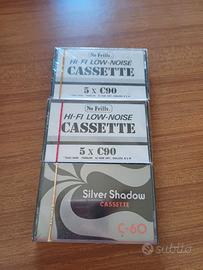 3 Audiocassette vergini imballate
