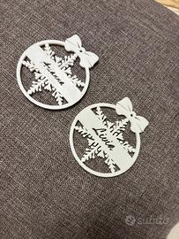 Decorazioni palline di Natale personalizzate