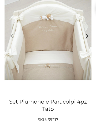 Nanan tato paracolpi e piumone