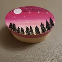 scatola paesaggio dipinto