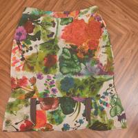 Gonna in felpa fantasia