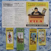 FILA Segnalibri e Formulario anni'50