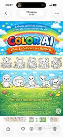 Libro da colorare ber bambini