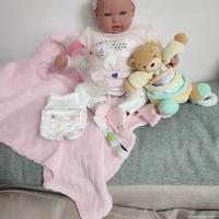 Bambola realistica che respira