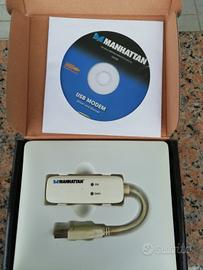 Modem USB 56 kpbs Manhattan, per mandare fax