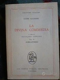 2 vol."Divina Commedia" commento N.Sapegno, 1974
