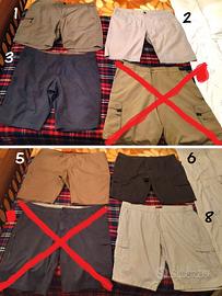 Stock di pantaloncini estivi di marca