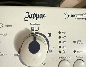 Zoppas lavatrice lavamorbido carica dall'alto 6kg