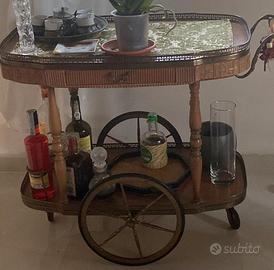 carrello porta liquori vintage