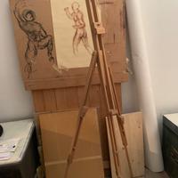 Cavalletto da pittore portatile