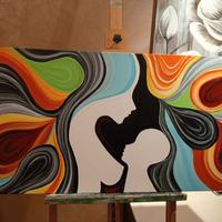 quadri acrilico su tela