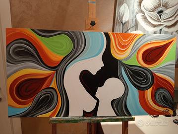 quadri acrilico su tela