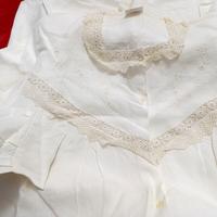 camicia da notte purolino con macramè alta qualità