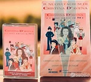 Cristina D’Avena litografia e cassetta rarità