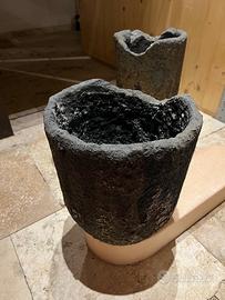 Scultura Bronzo Argento Marmo CRATRES ARTE