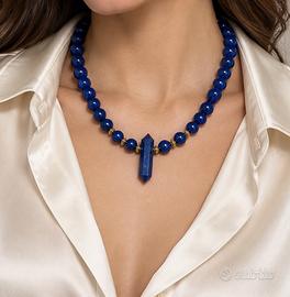 Collana girocollo lapislazzuli