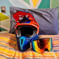 Casco Just1 + mascherina