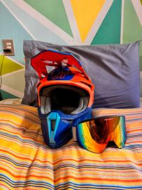 Casco Just1 + mascherina