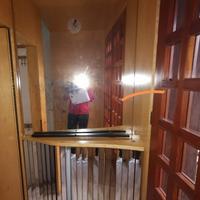 Vintage specchio a parete e con copri radiatore 