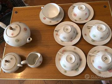 Servizio da Tè, 6, Vintage Bavaria Porcellana 15pz