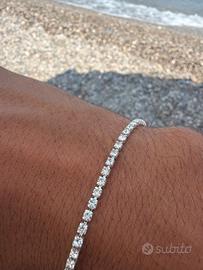 tennis in argento 925
