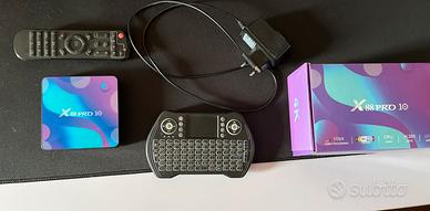 TV Box Android X88 Pro 10 4K + tastiera wireless