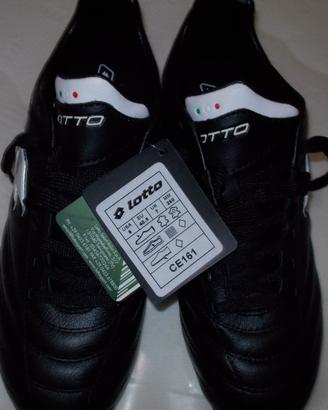 Scarpe da pallone Lotto mis, 40,5 nuove nere