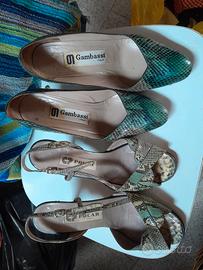 scarpe e sandali in rettile n.38
