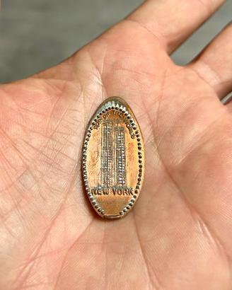 Penny commemorativo Torri Gemelle - New York 2001