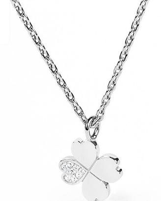 collana donna con charm quadrifoglio