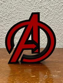 Logo avengers stemma gadget marvel arredo design