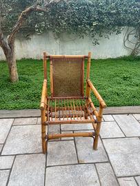 poltrona in Bambú